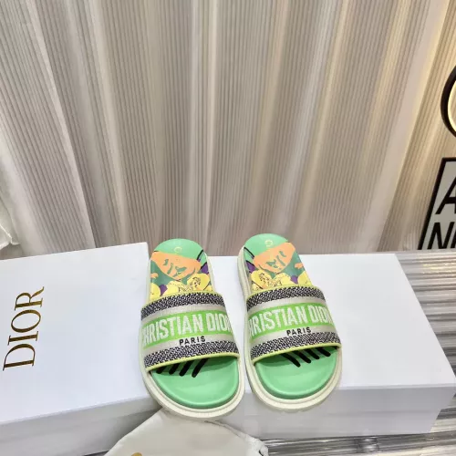 Replica Christian Dior Slippers For Women #1371676 $76.00 USD for Wholesale