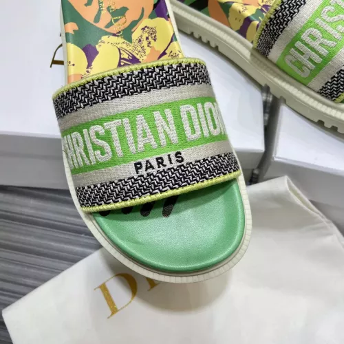 Replica Christian Dior Slippers For Women #1371676 $76.00 USD for Wholesale