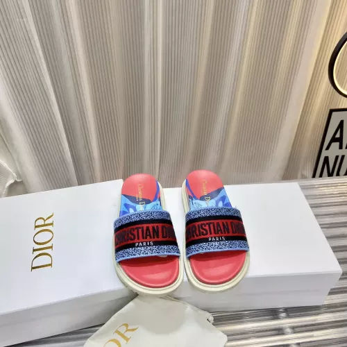 Replica Christian Dior Slippers For Women #1371677 $76.00 USD for Wholesale