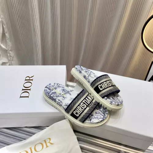 Replica Christian Dior Slippers For Women #1371678 $76.00 USD for Wholesale
