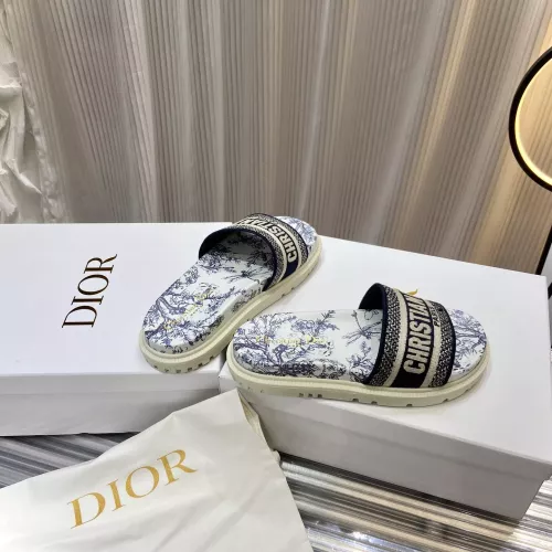 Replica Christian Dior Slippers For Women #1371678 $76.00 USD for Wholesale