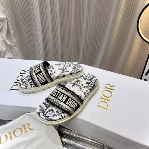Replica Christian Dior Slippers For Women #1371679 $76.00 USD for Wholesale