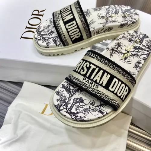 Replica Christian Dior Slippers For Women #1371679 $76.00 USD for Wholesale