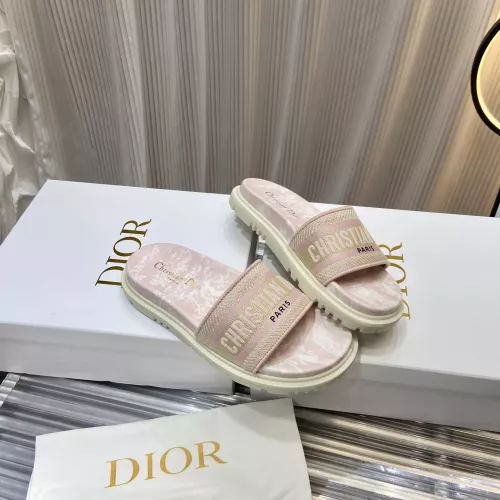 Replica Christian Dior Slippers For Women #1371680 $76.00 USD for Wholesale