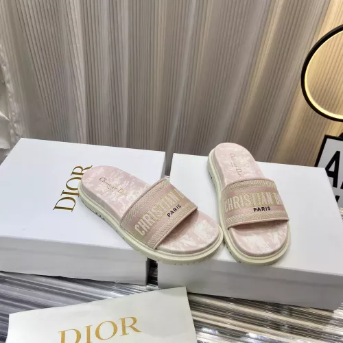 Replica Christian Dior Slippers For Women #1371680 $76.00 USD for Wholesale