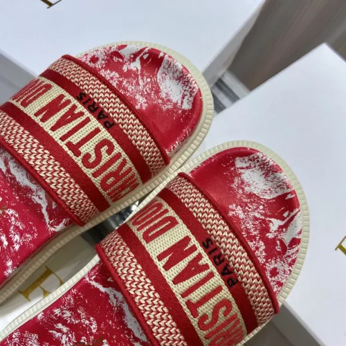Replica Christian Dior Slippers For Women #1371681 $76.00 USD for Wholesale