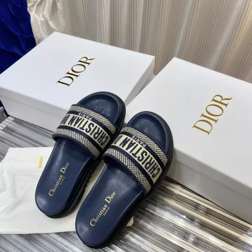 Replica Christian Dior Slippers For Women #1371682 $76.00 USD for Wholesale