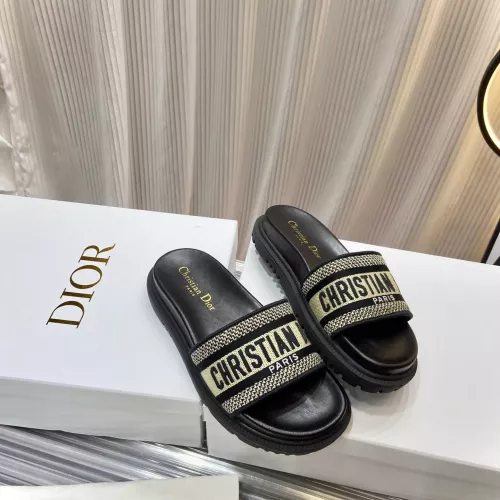 Wholesale Christian Dior Slippers For Women #1371683 $76.00 USD, Wholesale Quality Replica Christian Dior Slippers