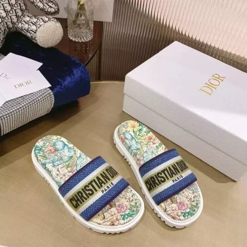 Wholesale Christian Dior Slippers For Women #1371684 $80.00 USD, Wholesale Quality Replica Christian Dior Slippers