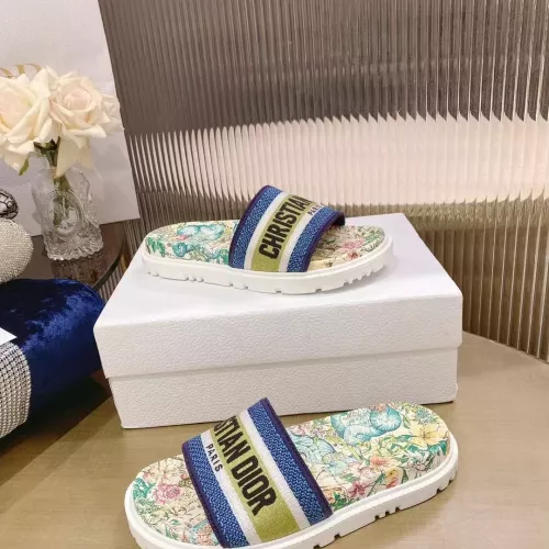 Replica Christian Dior Slippers For Women #1371684 $80.00 USD for Wholesale