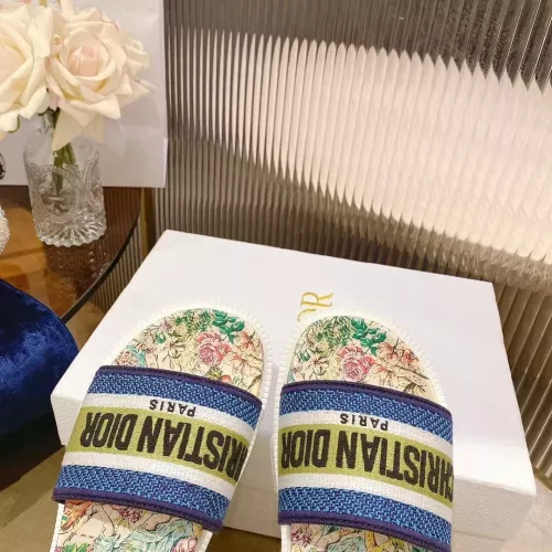Replica Christian Dior Slippers For Women #1371684 $80.00 USD for Wholesale
