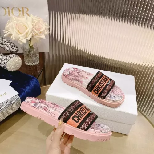 Replica Christian Dior Slippers For Women #1371685 $80.00 USD for Wholesale