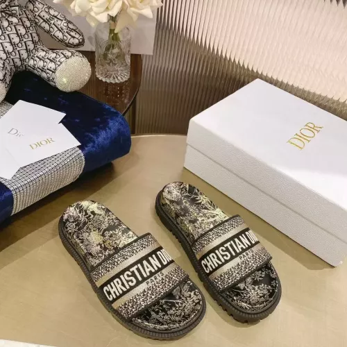 Wholesale Christian Dior Slippers For Women #1371686 $80.00 USD, Wholesale Quality Replica Christian Dior Slippers