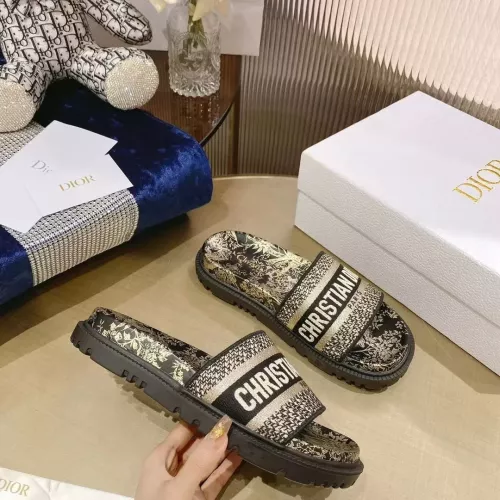 Replica Christian Dior Slippers For Women #1371686 $80.00 USD for Wholesale