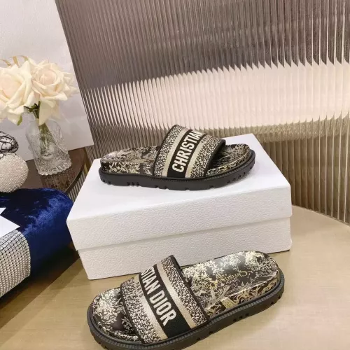 Replica Christian Dior Slippers For Women #1371686 $80.00 USD for Wholesale