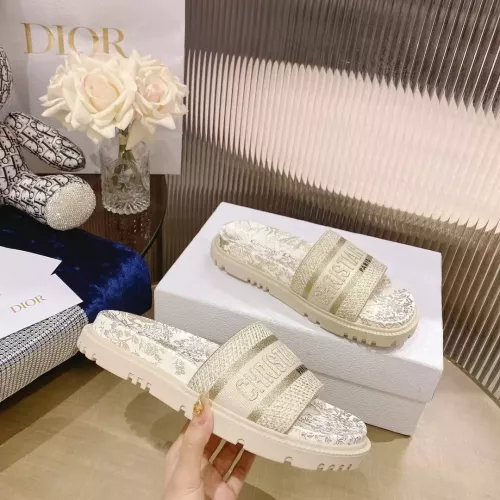 Replica Christian Dior Slippers For Women #1371687 $80.00 USD for Wholesale
