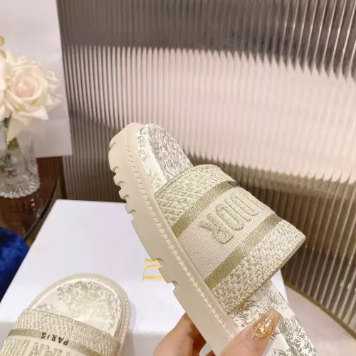 Replica Christian Dior Slippers For Women #1371687 $80.00 USD for Wholesale