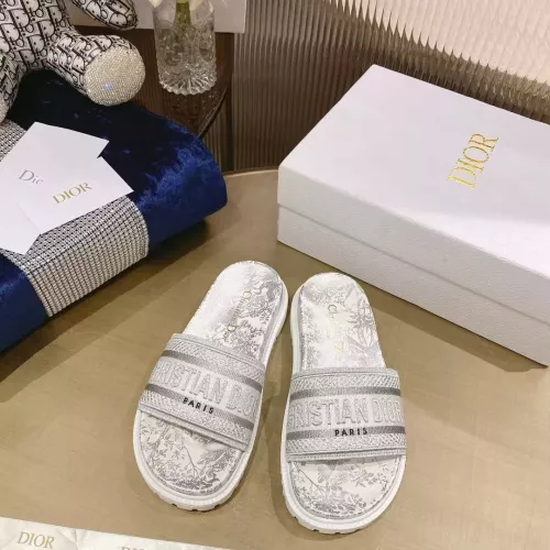 Replica Christian Dior Slippers For Women #1371688 $80.00 USD for Wholesale