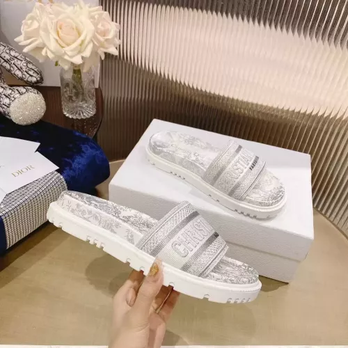 Replica Christian Dior Slippers For Women #1371688 $80.00 USD for Wholesale
