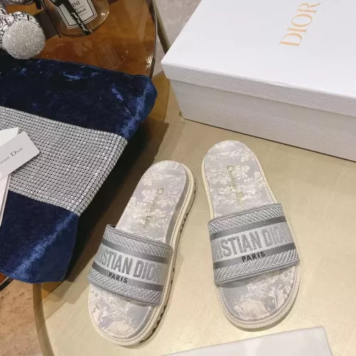 Replica Christian Dior Slippers For Women #1371689 $80.00 USD for Wholesale