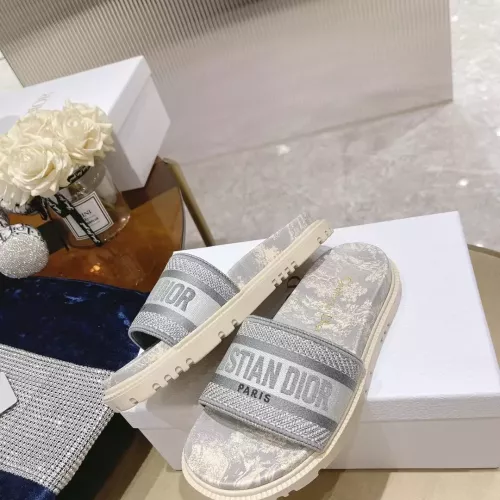 Replica Christian Dior Slippers For Women #1371689 $80.00 USD for Wholesale