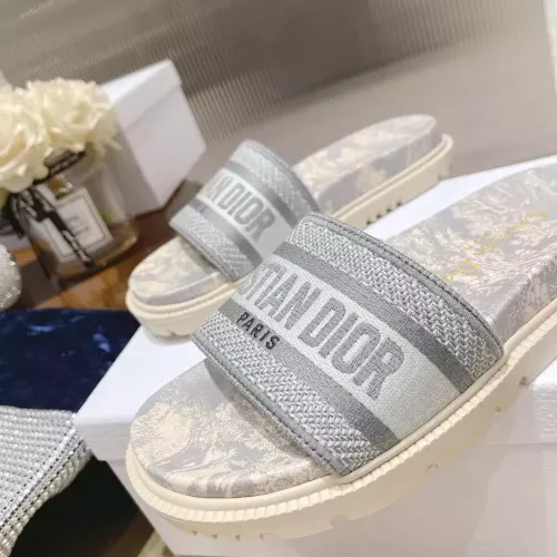 Replica Christian Dior Slippers For Women #1371689 $80.00 USD for Wholesale