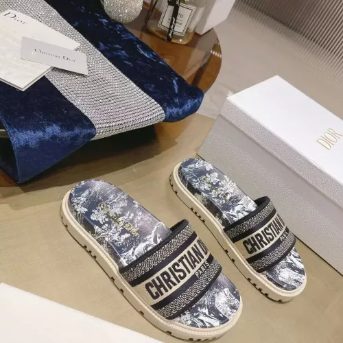 Replica Christian Dior Slippers For Women #1371690 $80.00 USD for Wholesale