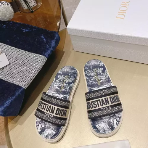 Replica Christian Dior Slippers For Women #1371690 $80.00 USD for Wholesale