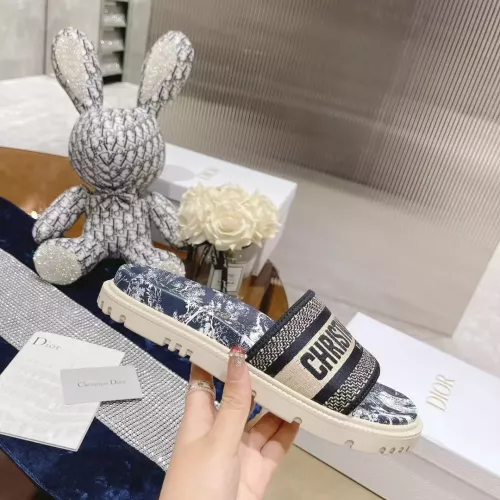 Replica Christian Dior Slippers For Women #1371690 $80.00 USD for Wholesale