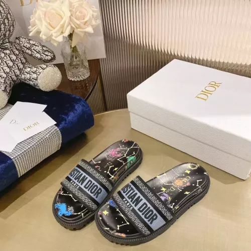 Wholesale Christian Dior Slippers For Women #1371691 $80.00 USD, Wholesale Quality Replica Christian Dior Slippers