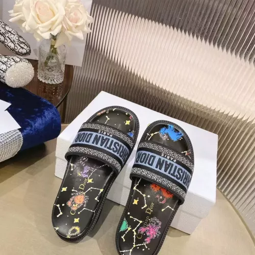 Replica Christian Dior Slippers For Women #1371691 $80.00 USD for Wholesale