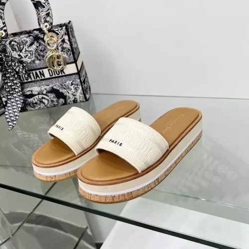 Wholesale Christian Dior Slippers For Women #1371699 $100.00 USD, Wholesale Quality Replica Christian Dior Slippers