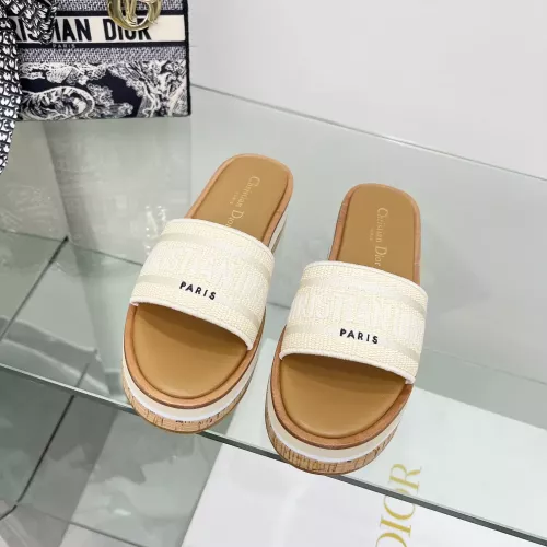 Replica Christian Dior Slippers For Women #1371699 $100.00 USD for Wholesale