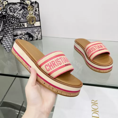 Replica Christian Dior Slippers For Women #1371700 $100.00 USD for Wholesale