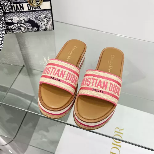 Replica Christian Dior Slippers For Women #1371700 $100.00 USD for Wholesale
