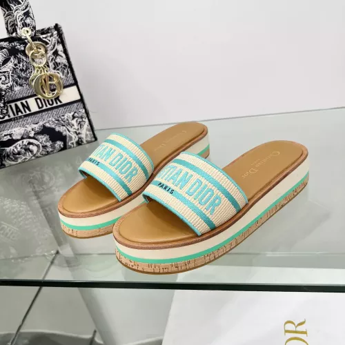 Wholesale Christian Dior Slippers For Women #1371704 $100.00 USD, Wholesale Quality Replica Christian Dior Slippers