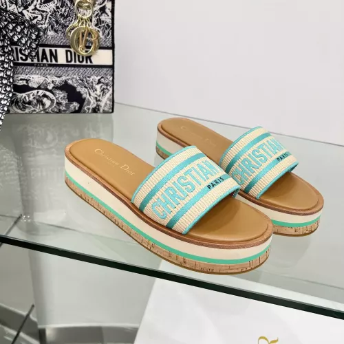 Replica Christian Dior Slippers For Women #1371704 $100.00 USD for Wholesale