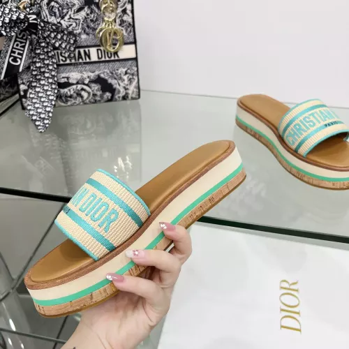 Replica Christian Dior Slippers For Women #1371704 $100.00 USD for Wholesale