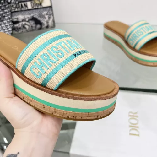 Replica Christian Dior Slippers For Women #1371704 $100.00 USD for Wholesale