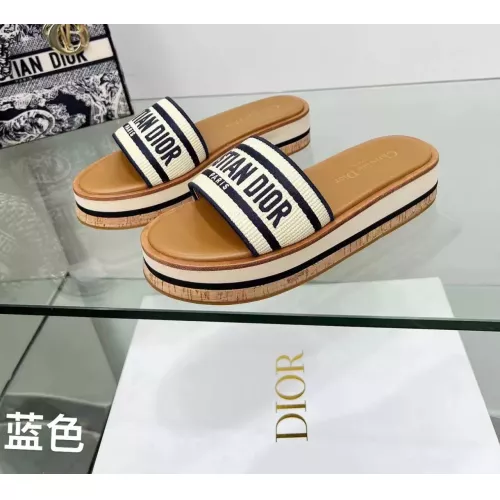 Wholesale Christian Dior Slippers For Women #1371708 $100.00 USD, Wholesale Quality Replica Christian Dior Slippers