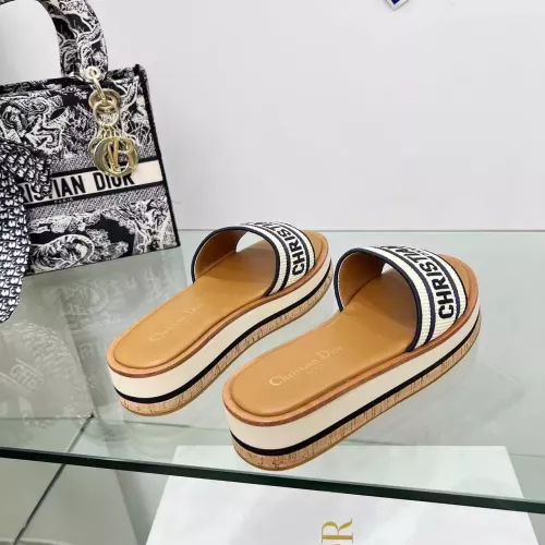 Replica Christian Dior Slippers For Women #1371708 $100.00 USD for Wholesale