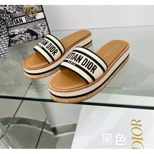 Wholesale Christian Dior Slippers For Women #1371709 $100.00 USD, Wholesale Quality Replica Christian Dior Slippers