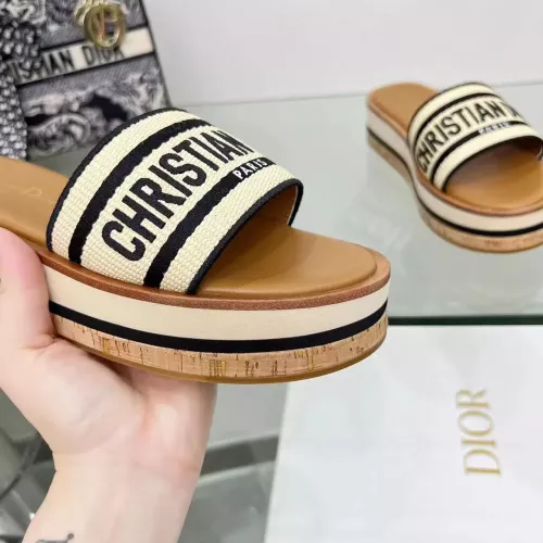 Replica Christian Dior Slippers For Women #1371709 $100.00 USD for Wholesale