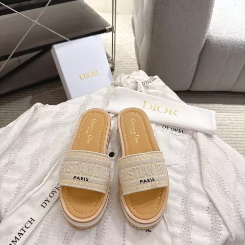 Replica Christian Dior Slippers For Women #1371718 $100.00 USD for Wholesale