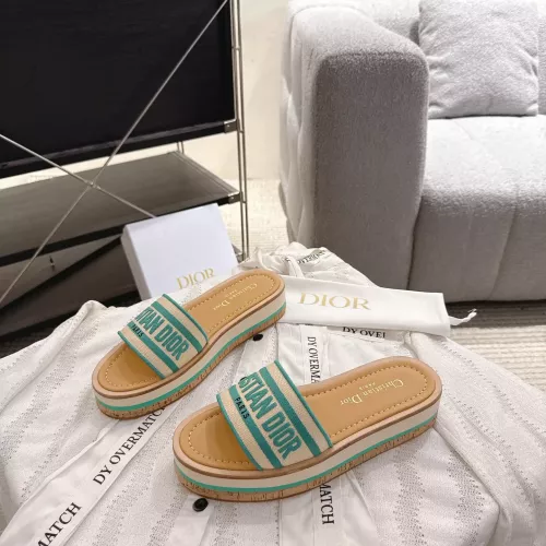 Wholesale Christian Dior Slippers For Women #1371719 $100.00 USD, Wholesale Quality Replica Christian Dior Slippers