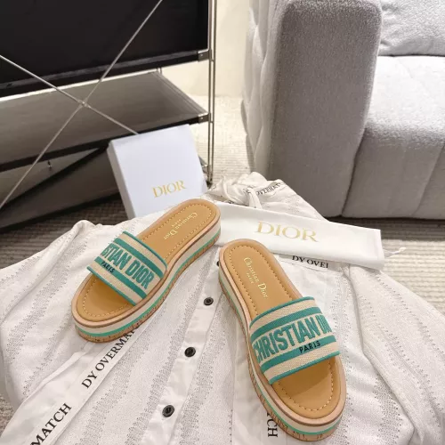 Replica Christian Dior Slippers For Women #1371719 $100.00 USD for Wholesale