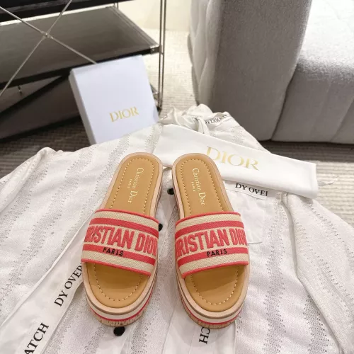 Replica Christian Dior Slippers For Women #1371720 $100.00 USD for Wholesale