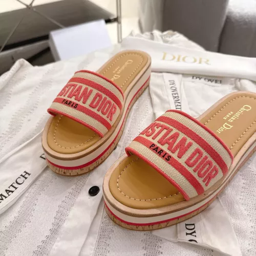 Replica Christian Dior Slippers For Women #1371720 $100.00 USD for Wholesale
