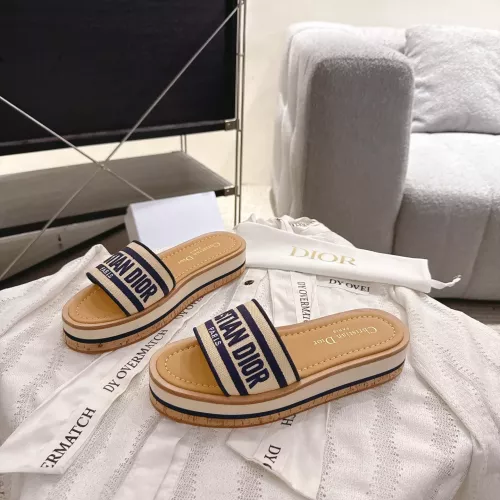 Wholesale Christian Dior Slippers For Women #1371721 $100.00 USD, Wholesale Quality Replica Christian Dior Slippers