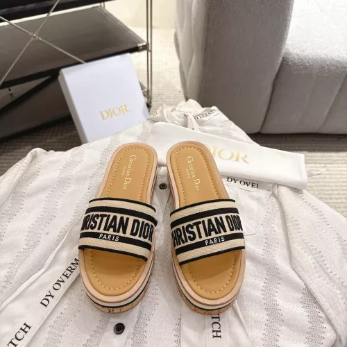 Replica Christian Dior Slippers For Women #1371722 $100.00 USD for Wholesale